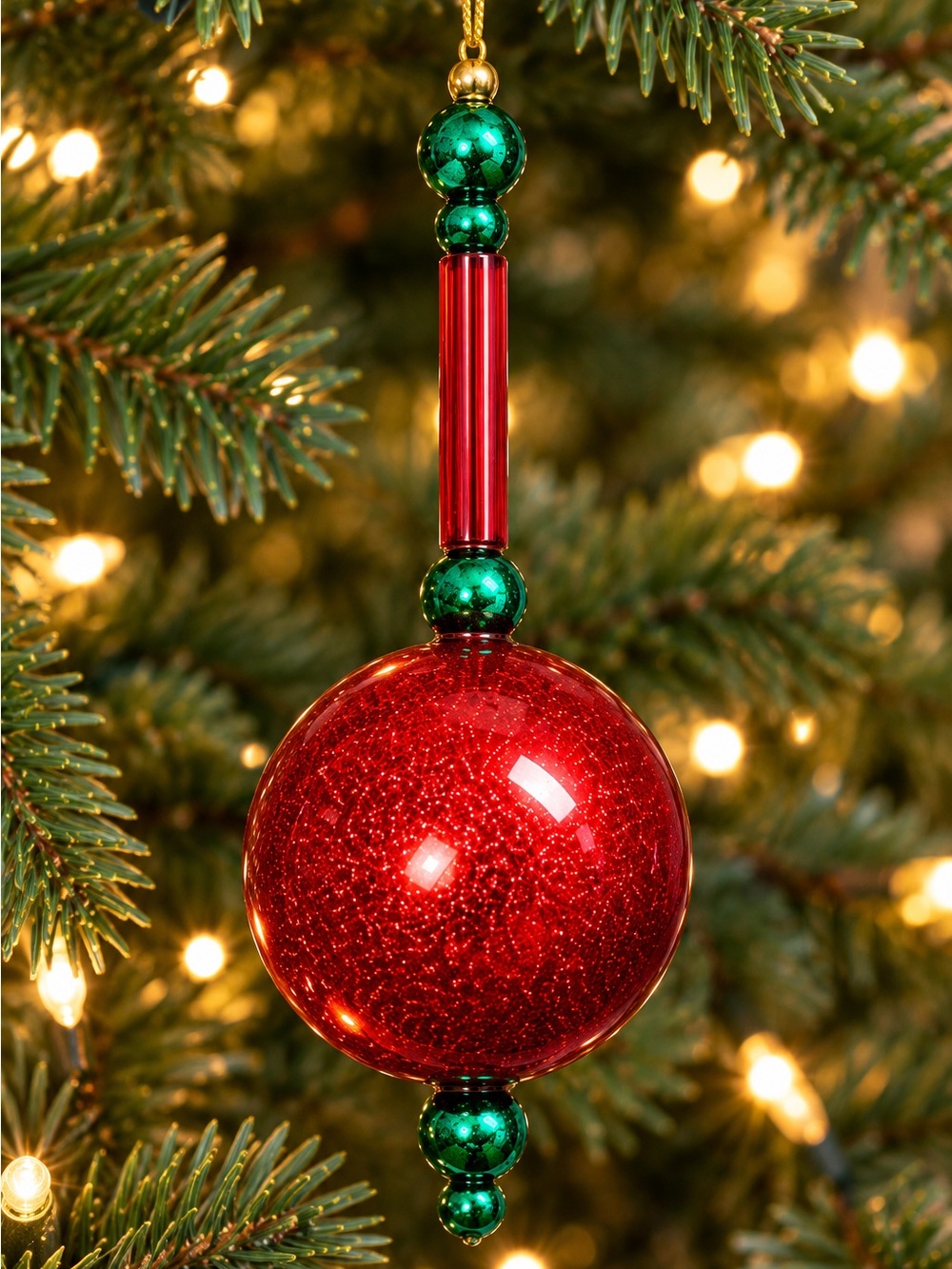 Kurt S Adler Vintage glass Christmas Ornament Kringle Glass